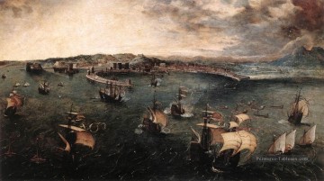  navale Art - bataille navale Dans le golfe de Naples flamand Renaissance paysan Pieter Bruegel the Elder